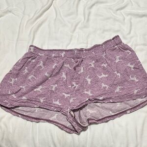 PINK Victoria's Secret Lavender Sleep Shorts